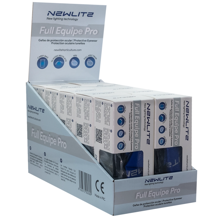 Newlite Full Equipe Pro Glasses (Box 10Und) + Display