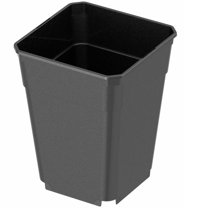 Black Square Alber Pot (Bag 85 Units)