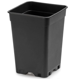 Auto Black Reinforced Flooding Pot 26x26x37,5 18L (50 Units/Bag)