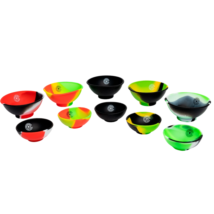 Cuenco Silicona Qnubu Colorado Multicolor (10Und)