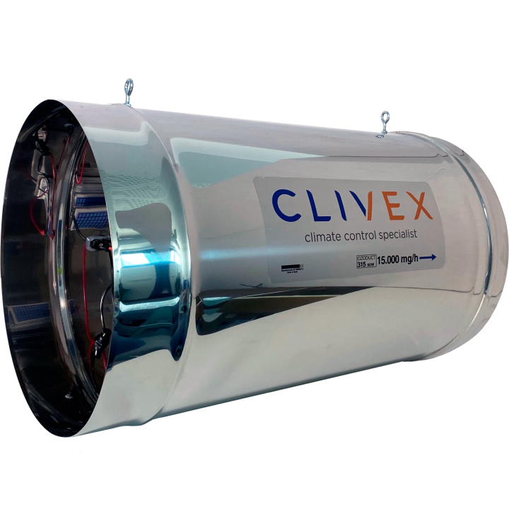 Clivex Ozoduct 315mm (15000mg/h) V.2