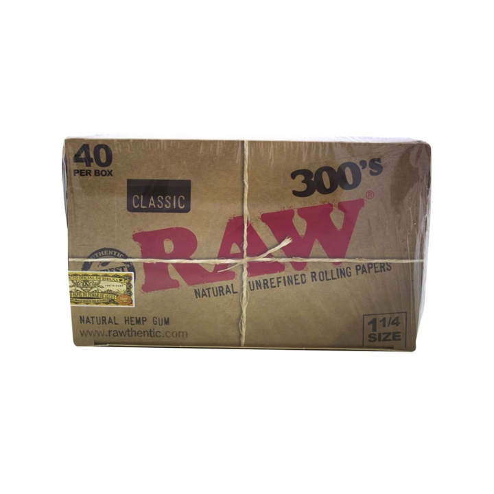 Smoking Paper Raw Classic 1 1/4 (300 Rolls) 40Und