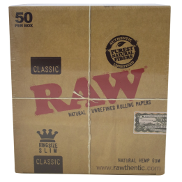 Papel de Fumar Raw Classic King Size Slim 50Und