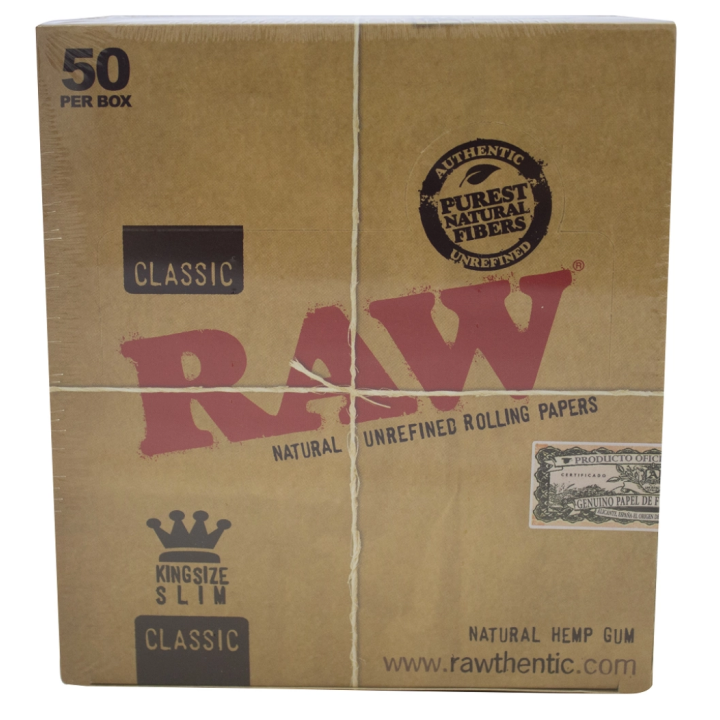 Smoking Paper Raw Classic King Size Slim 50Und