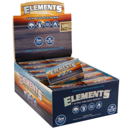 Elements Cigarette Paper Roll 5m in Plastic Box (10Und)