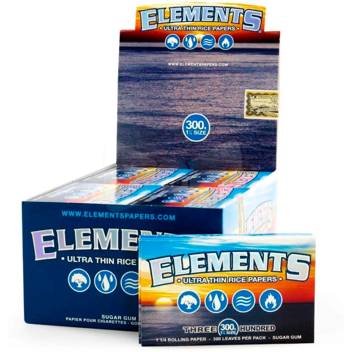 Elements 1 1/4 Rolling Paper (300 Rolls) 20units