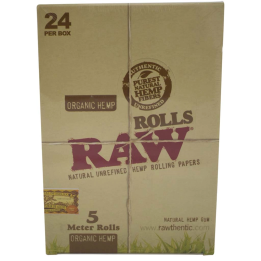Organic Raw Rolls Rolls (24 Rolls of 5m)
