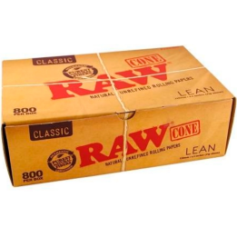 Smoking Paper Raw Cones Raw Lean Classic (Box 800Und)