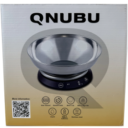 Digital Scale with Bowl - Qnubu - Equal Bowl - (1g to 5000g - 1ml to 5000ml)