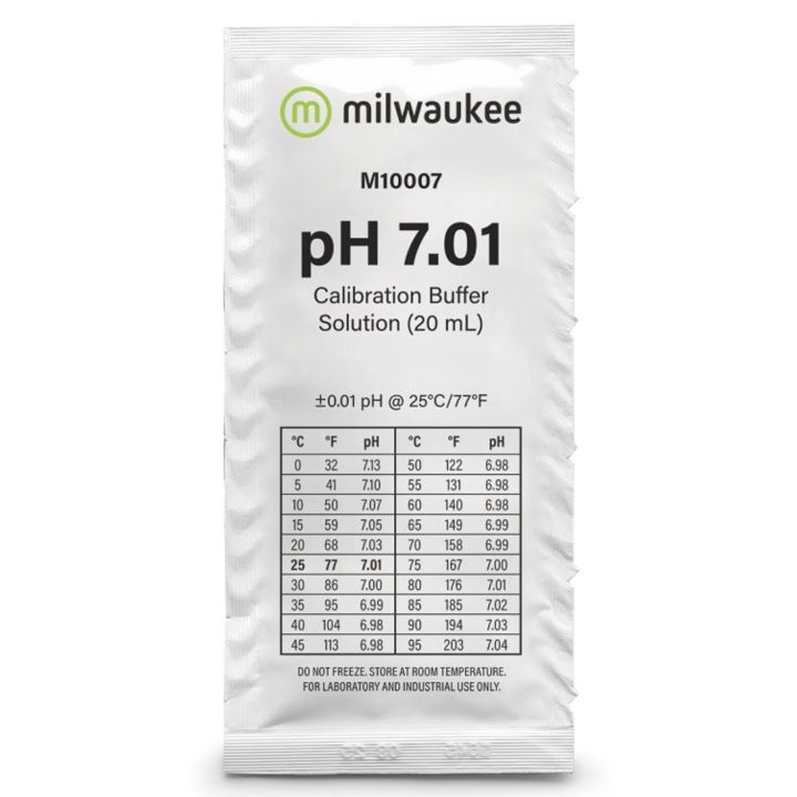 Milwaukee Líquido Calibrador PH 7.01 (Caja 500 sobres 20ml)