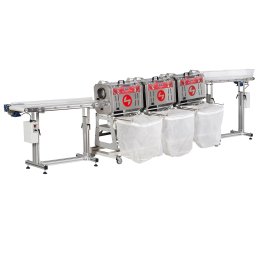 MasterProducts Complete System Tumbler MT 200 (3 Tumbler + Inlet Belt + Outlet Belt + Rail)