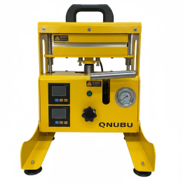 Prensa Qnubu Pro Manual 20T con manómetro (Placa 7,5x25cm)