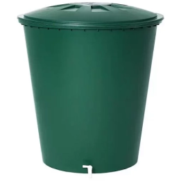 Deposito Polietileno Redondo Verde 210L ( + grifo)