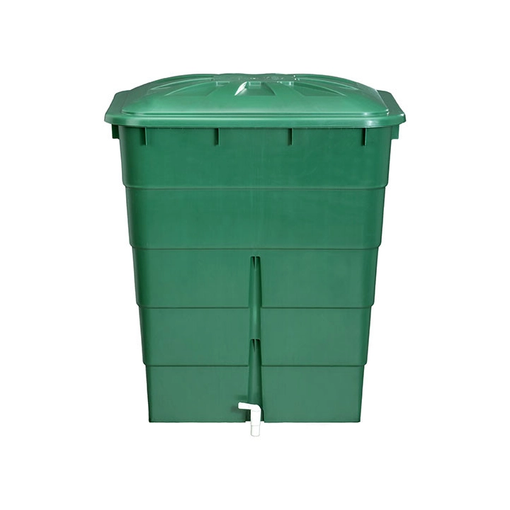 Deposito Polietileno Rectangular Verde 300L ( + grifo)