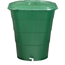 Green Rectangular Polyethylene Tank 203L (+ Tap)