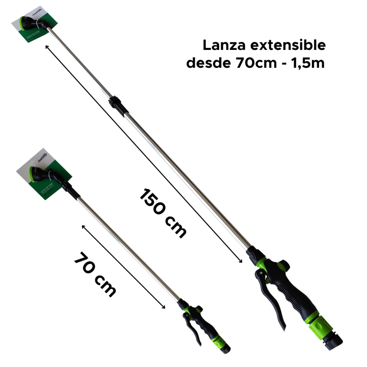 Meliflor Lanza de Riego Extensible Direccionable 1,5m