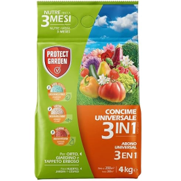 SBM Protect Garden Universal Granulated Fertilizer 3 in 1 4Kg