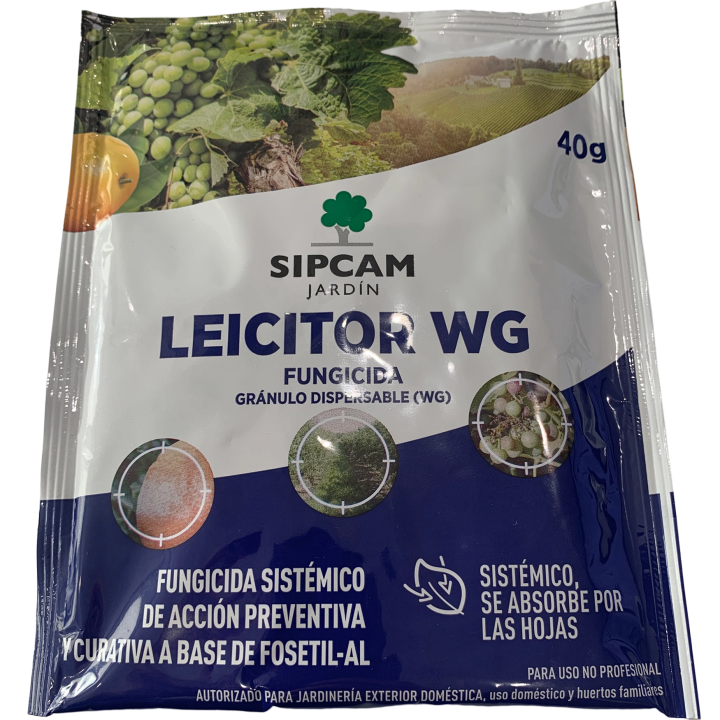 Sipcam Jardin Fosetil-AL 80 Sobre 40gr (Fungicida Mildius-Phytophthora) Fosetil 80% p/p