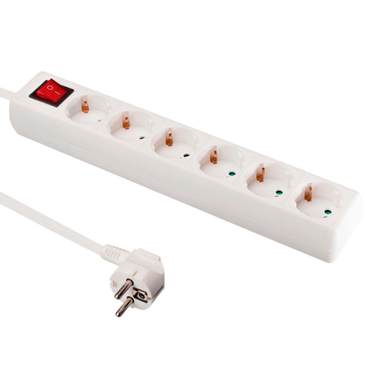 Strip C / Switch 6 Sockets