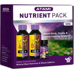 Atami Nutrient Pack-(Soil A&B 250ml + Bloombastic 50 ml)