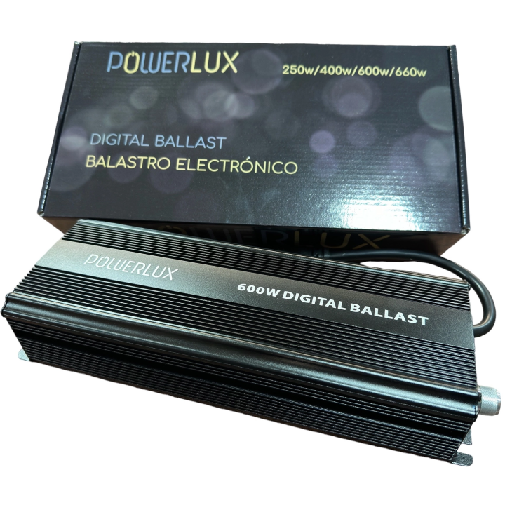 PowerLux 600W Adjustable Electronic Ballast with Potentiometer