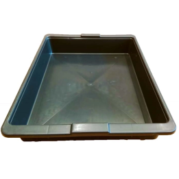 Black Carrier Tray with Handles 57x42x9cm