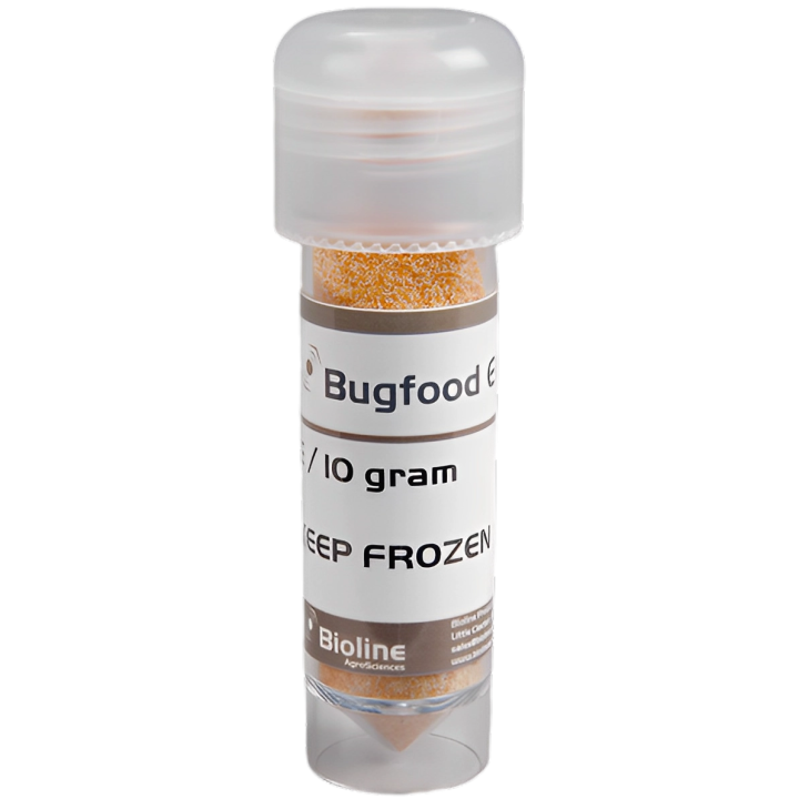 Bugfood - Sterilized Eggs E - Vial - 10 gr - Ephestia kuehniella (Whitefly, Thrips, Caterpillars)
