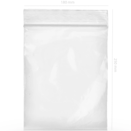 Self-closing bag 18x25cm (100Und)