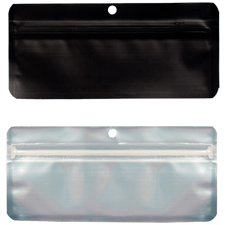 Edibles Black Anti-odor Zip Bags 7x15cm (Pack 50 units)