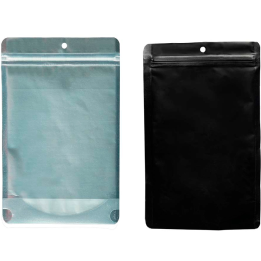 Black Anti-odor Zip Bags 14g 19.5x12.5cm (Pack 50pcs)