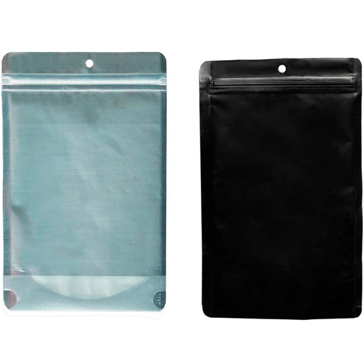 Black Anti-odor Zip Bags 14g 19.5x12.5cm (Pack 50pcs)