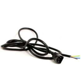 Cable 3x1.5mm Plug IEC Male C14