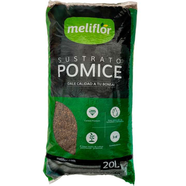 Meliflor Substrate for Bonsai Pomice (3-6mm) 20L