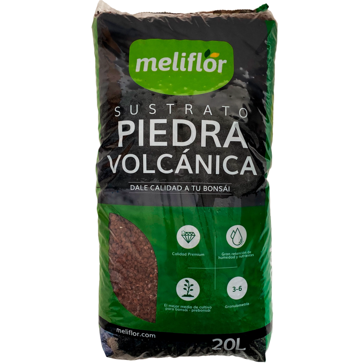 Meliflor Substrate for Volcanic Rock Bonsai (Sifted Red Pozzolana) 20L