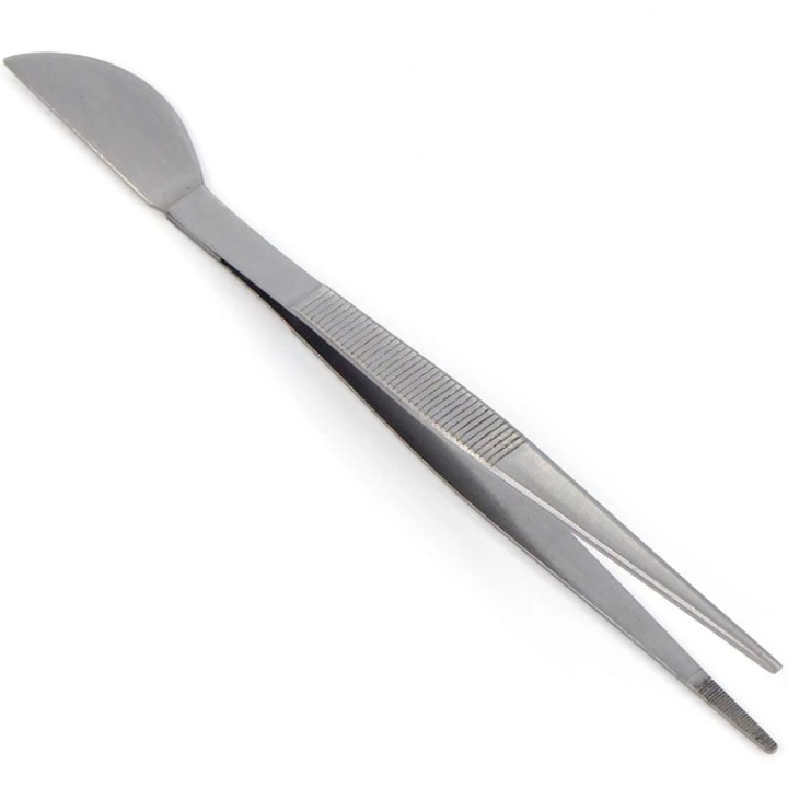 Dingmu Straight Tongs / Spatula 220mm - Stainless