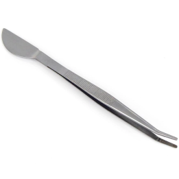 Dingmu Curved Tongs / Spatula 220mm - Stainless