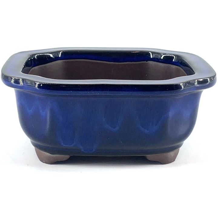 Tiesto Esmaltado Rectangular Azul 30 x 25 x 10 cm