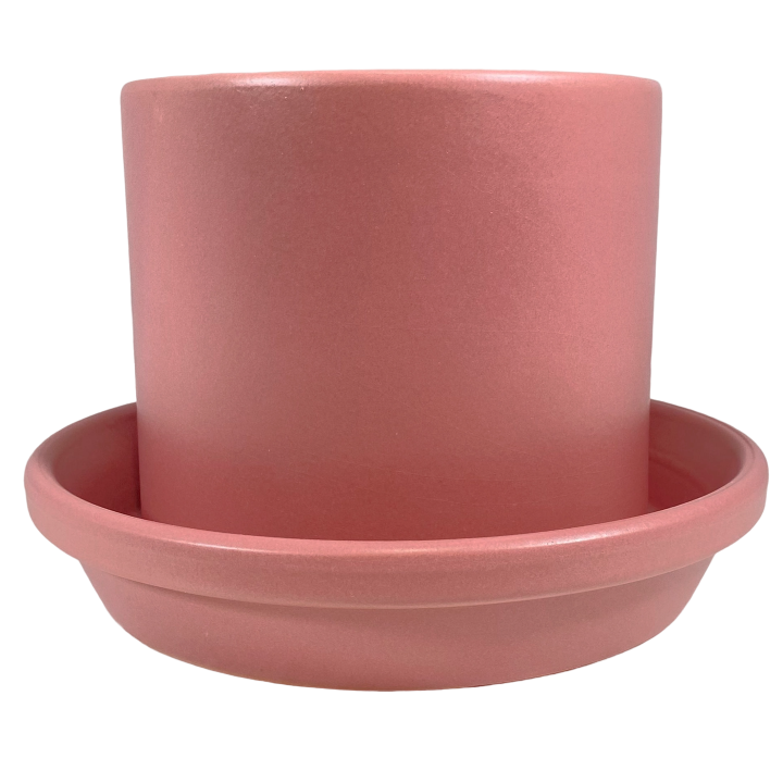 Meliflor Tubular Ceramic Pot Kit 21x18cm + Plate 24cm