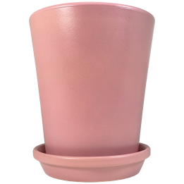 Meliflor Ceramic Pot Kit Cone 30x34cm + Plate 26cm